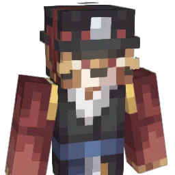GL0691 Minecraft avatar bust