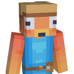 GODMOBA Minecraft avatar bust