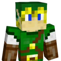 GOLDBEER Minecraft avatar bust