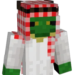 GOLDSHMOLIK Minecraft avatar bust
