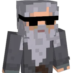 GabbarGandalf Minecraft avatar bust