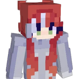 GamerRedRuby Minecraft avatar bust