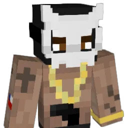 Gansterito Minecraft avatar bust