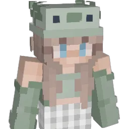 Geena Minecraft avatar bust