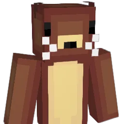 Gele Minecraft avatar bust