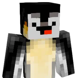 Gesture Minecraft avatar bust