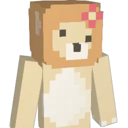 GiannaSHUT Minecraft avatar bust