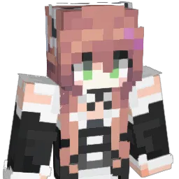 GigaChadMonika Minecraft avatar bust
