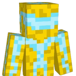 GildedDimond Minecraft avatar bust