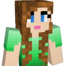 GinaGirl Minecraft avatar bust