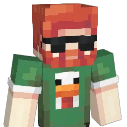 GingeryBeardMan Minecraft avatar bust