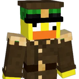Giraffin Minecraft avatar bust