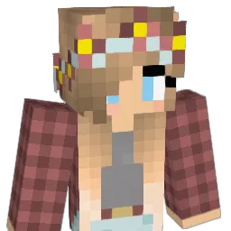 GirlyxPanda Minecraft avatar bust