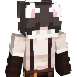 Gl1tchedFoxy Minecraft avatar bust