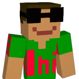 GleeF Minecraft avatar bust