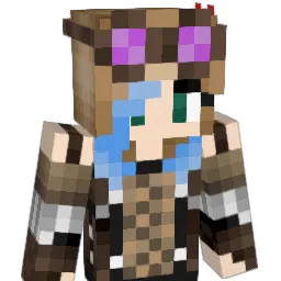 Glitchingprince Minecraft avatar bust