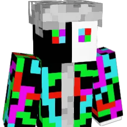 Glitchmix Minecraft avatar bust