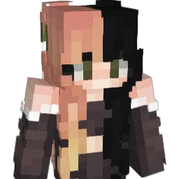 Glitchtitch Minecraft avatar bust