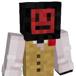 Glitchyfloof Minecraft avatar bust