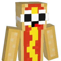 Glizzed Minecraft avatar bust