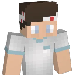 Glowscorp Minecraft avatar bust