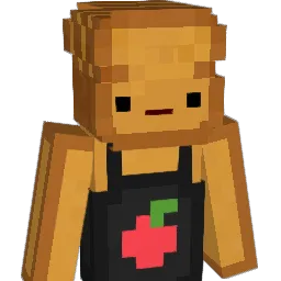 Gluten Minecraft avatar bust