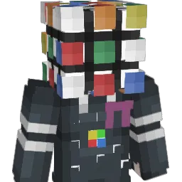 Goddaimn Minecraft avatar bust
