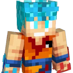 GokuKaioken Minecraft avatar bust
