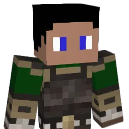 GoldIen Minecraft avatar bust