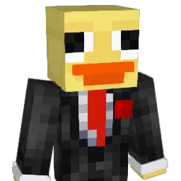 GoldenDucc Minecraft avatar bust