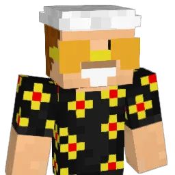GoldenGugel Minecraft avatar bust