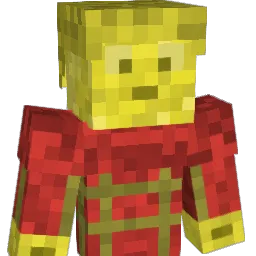 Goldennek Minecraft avatar bust