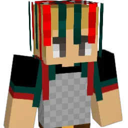 Gothboiclick Minecraft avatar bust