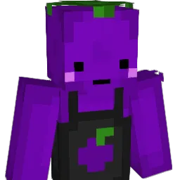 Grapeful Minecraft avatar bust