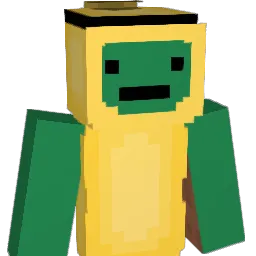 GreenAstra Minecraft avatar bust