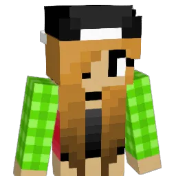 GreenPear Minecraft avatar bust