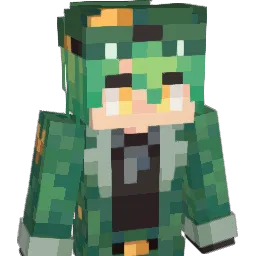 GreenTheWolf Minecraft avatar bust