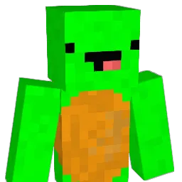 Greenhed Minecraft avatar bust