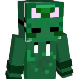 Greenslack Minecraft avatar bust