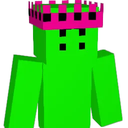 Greezy Minecraft avatar bust