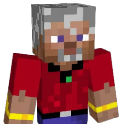 Greymorn Minecraft avatar bust