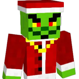 Griinch Minecraft avatar bust