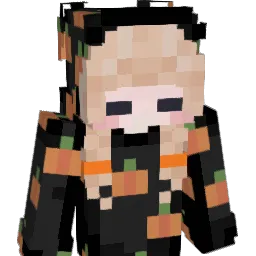 Grimcholy Minecraft avatar bust
