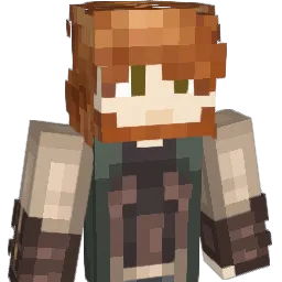 Grugeard Minecraft avatar bust