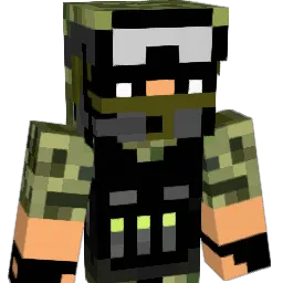 Grunella Minecraft avatar bust