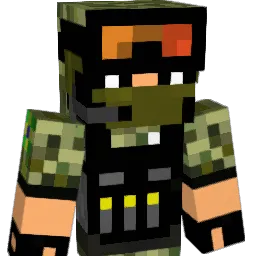 GuGFS Minecraft avatar bust