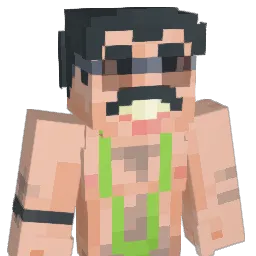 GuapoBear Minecraft avatar bust