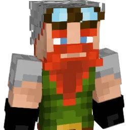 Gudinbeard Minecraft avatar bust