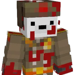 GunsNFlowers Minecraft avatar bust