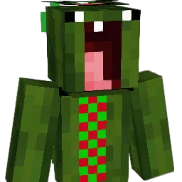Gurkenrekrut Minecraft avatar bust
